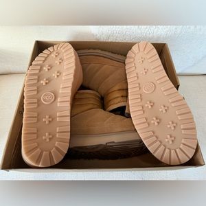 UGG CLASSIC MINI PULL-ON WEATHER CHESTNUT SUEDE SHEEPSKIN MEN'S BOOTS US SIZE 12